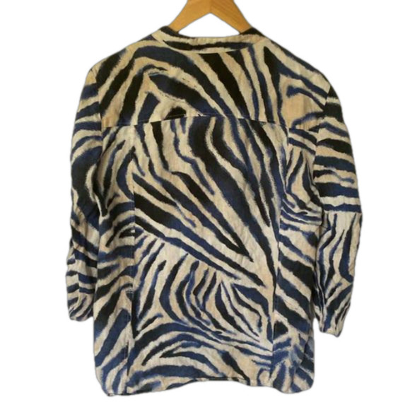 JM Collection Linen Women’s Shirt Size 12 - Picture 8 of 9